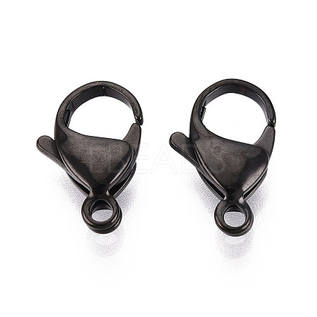 304 Stainless Steel Lobster Claw Clasps STAS-T065-17mm-34B-1