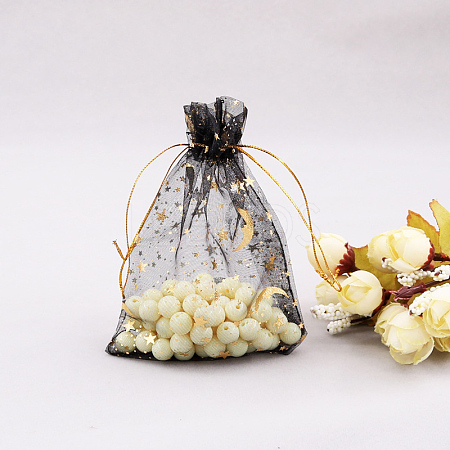 Rectangle Organza Drawstring Bags LS-CON-PW0001-056B-08-1