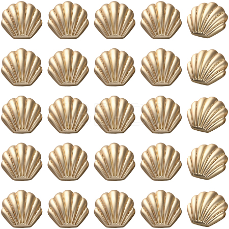 38Pcs 1-Hole Alloy Buttons BUTT-CY0001-20MLG-1