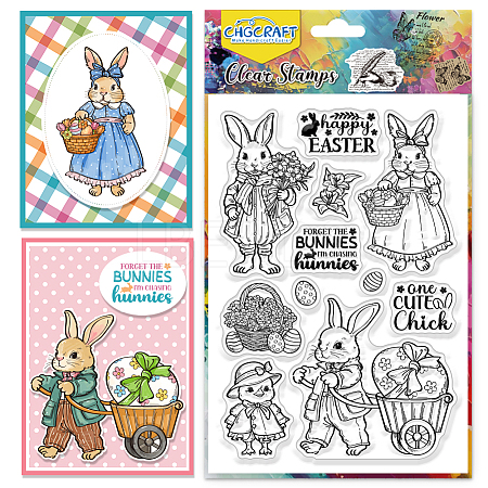 PVC Plastic Clear Stamps DIY-WH0618-0325-1