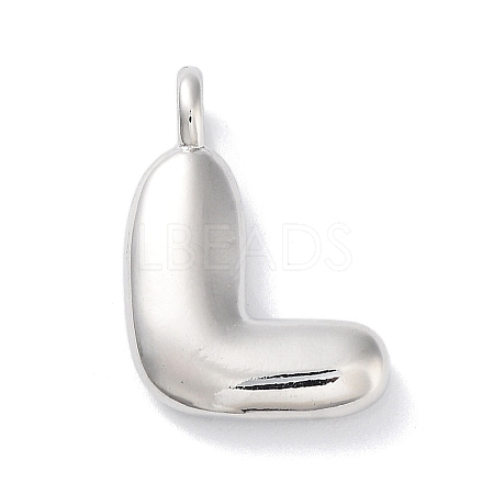 Rack Plating Brass Balloon Letter Pendants LS-KK-C050-01P-L-1