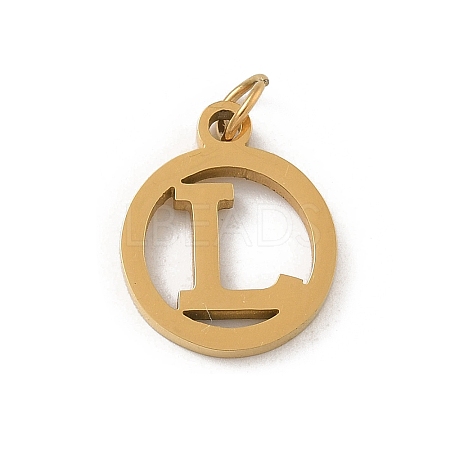 304 Stainless Steel Charms
with Jump Ring LS-STAS-R001-02G-L-1