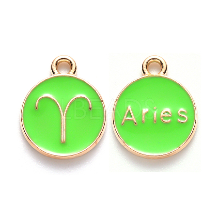 Alloy Enamel Pendants LS-ENAM-S124-01A-06A-1