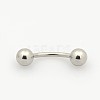 316L Surgical Stainless Steel  Eyebrow Rings AJEW-P002-09-3