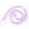 Synthetic Moonstone Beads Strands G-R375-8mm-A02-2