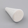 Cone Shaped Vitreous Enamel Ring Displays RDIS-WH0006-12C-2
