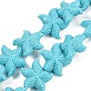 Synthetic Coral Dyed Carved Beads Strands CORA-K009-06C-03-1