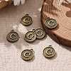 Alloy Pendant Cabochon Settings PALLOY-N156-01C-AB-5
