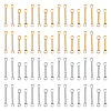 Unicraftale 80Pcs 8 Styles 201 Stainless Steel Connector Charms STAS-UN0055-55-1