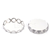 Non-Tarnish 304 Stainless Steel Cabochon Settings STAS-Y001-09E-P-3