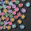 1200Pcs 24 Style Transparent Acrylic Enamel Beads MACR-YW0001-66-5