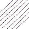 5Yards Alloy Glass Rhinestone Cup Chains AJEW-TA0002-63-3