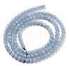 Natural Angelite Beads Strands G-G161-A05-05-3