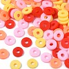 Handmade Polymer Clay Beads Strands CLAY-R089-6mm-T02B-16-2