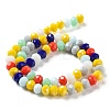Glass Beads Strands EGLA-A034-M8mm-33-4