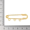 Iron Brooch Findings FIND-D036-03G-3