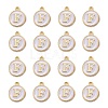 Golden Plated Alloy Charms ENAM-S118-01F-2