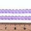 Baking Paint Transparent Glass Bead Strands GLAA-S031-4mm-25-4