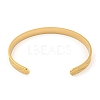 Stainless Steel Open Cuff Bangles for Women BJEW-G708-01A-G-3