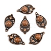 Bohemian Dyed Synthetic Turquoise Pendants LS-FIND-YWC0003-02AB-01-1