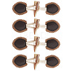 5 Pairs Resin Buttons BUTT-TA0001-48D-1