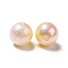 UV Plating Iridescent ABS Plastic Beads LS-SACR-A001-05A-1