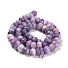Natural Lilac Jade Beads Strands G-G053-C01-01-3