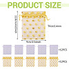 24Pcs 2 Colors Hot Stamping Polka Dot Organza Jewelry Drawstring Bags ABAG-TADJ0001-06B-3