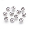 Non-Tarnish 201 Stainless Steel Bead Caps X-STAS-F188-16P-1