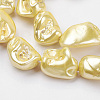Shell Pearl Beads Strands BSHE-K010-08E-2