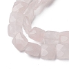 Natural Rose Quartz Beads Strands G-K359-B21-01-4