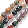 Natural Indian Agate Beads Strands G-B106-A21-01-2