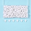200Pcs Opaque Acrylic Beads SACR-FS0001-39I-9