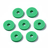 Handmade Polymer Clay Beads CLAY-R067-6.0mm-B06-2