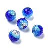 Handmade Silver Foil Glass Beads LAMP-A001-G01-10mm-3