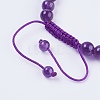 Adjustable Nylon Cord Braided Bead Bracelets BJEW-F308-55B-3