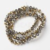 Electroplate Transparent Glass Beads Strands LS-EGLA-A034-T4mm-O06-2