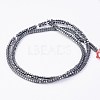 Non-magnetic Synthetic Hematite Beads Strands G-F396-07-2