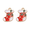 Alloy Enamel Pendants X-ENAM-I061-01KCG-18-1