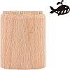 Wood Wax Seal Stamp AJEW-WH0122-002-1