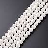 Frosted Round Natural Magnesite Beads Strands G-I168-07-10mm-1