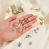 50Pcs 10 Style Starry Sky Theme Alloy Pendants FIND-YW0001-33-7