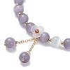 Cat Eye Beads Stretch Bracelets for Women BJEW-TA00691-04-3