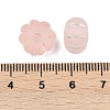 Frosted Transparent Acrylic Beads OACR-P029-03B-02-4