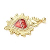 Brass Micro Pave Cubic Zirconia Pendants KK-I379-03G-G-2