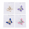 Butterfly Enamel Pin JEWB-N007-024-FF-6