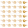 SUPERFINDINGS 30Pcs Star Alloy Brooches AJEW-FH0004-31A-1