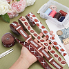 20 Yards 4 Colors Sport Theme Polyester Grosgrain Ribbon OCOR-PH0002-76-3