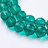 Transparent Glass Bead Strands GLAA-R095-10mm-M-3