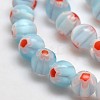 Round Millefiori Glass Beads Strands LK-P001-22-2